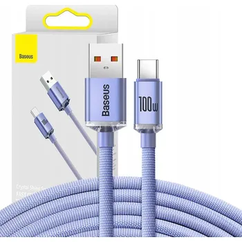 Datový kabel USB kabel na USB-C 2m 100W fialový Baseus rychlé nabíjení a přenos dat