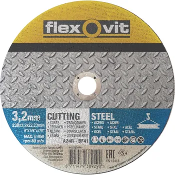 Řezný kotouč kotouč Flexovit, řezný, na kov, 230 x 22,23 x 3,5 mm, profi 0.30 Kg TOP Sklad4 501354 (0.30 Kg TOP Sklad4 501354)