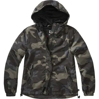 Dámská casual bunda BRANDIT Dámská větrovka Summer Windbreaker frontzip Darkcamo Velikost: L