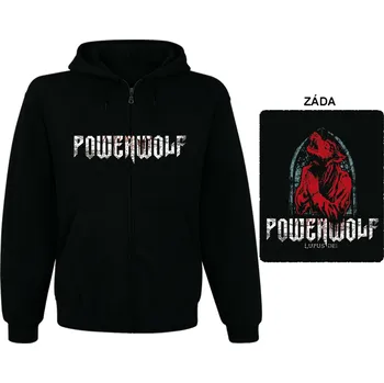Pánská mikina Powerwolf - mikina s kapucí a zipem 7