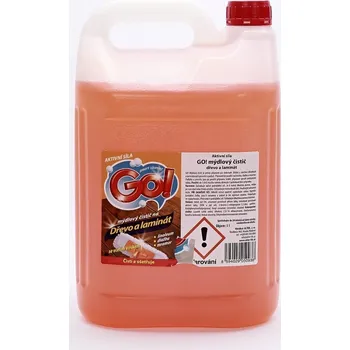 Čistič podlahy GO! Mýdlový čistič na dřevo a laminát, 5l