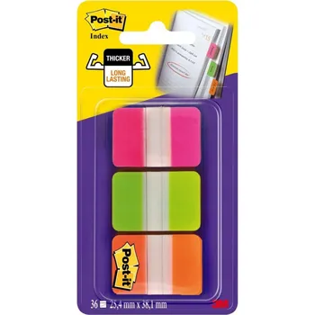 Doplněk ke knize Plastové indexové záložky Post-it A4, 3 ks
