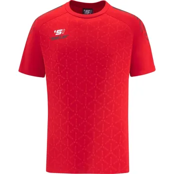 Saller S1 Sportovní triko pánské BARVA: 170 červená-černá, Velikost: M Funkční materiál S.Dry-Tech