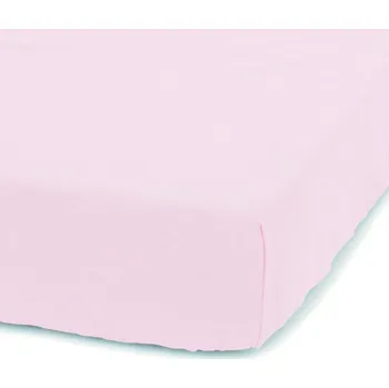 Prostěradlo Bavlněné prostěradlo do kolébky, 90 x 40 cm - růžové