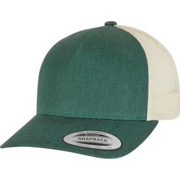 Kšiltovka 5-Panel Retro Trucker 2-Tone Cap - green/beige