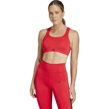 Podprsenka Dámská podprsenka adidas TLRD HS BRA xlcd Červená, Černá