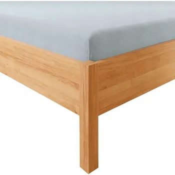 Prostěradlo PROSTĚRADLO BAVLNĚNÉ S GUMOU 180x200cm JERSEY MĚKKÉ MODRÉ