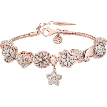 Náramek Stříbrný náramek Beads - sada - nekonečno - AP93-0463