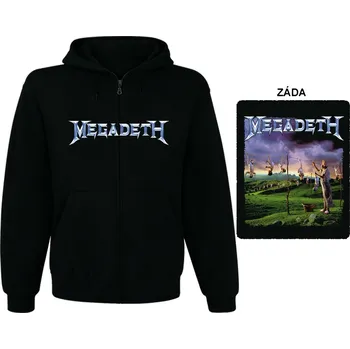Pánská mikina Megadeth - mikina s kapucí a zipem 3