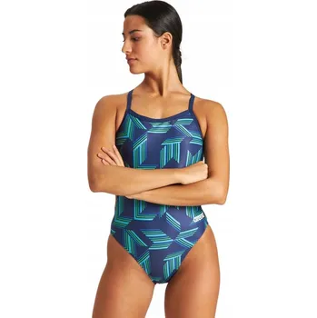 Dámské plavky Dámské jednodílné sportovní plavky na bazén Arena Puzzled D30