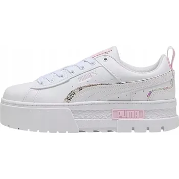 Dámské tenisky Dámské boty Puma Mayze UT Anidescent vel.38 Bílé tenisky na platformě