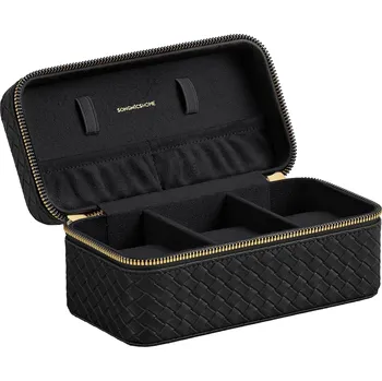 Šperkovnice SONGMICS HOME Pouzdro na hodinky, 20x11x9cm, černé Pouzdro na hodinky