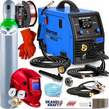 Svářečka Svářečka MIG/MAG, MMA, TIG Matiw 30-200 A 230 V