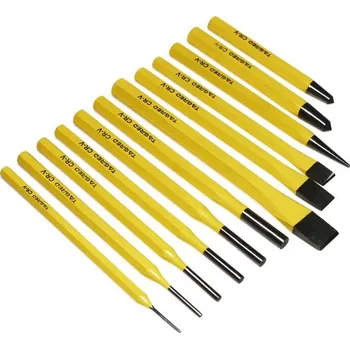 Sada nářadí TAGRED Sada průbojníků a sekáčů 12ks, CrV TA1068