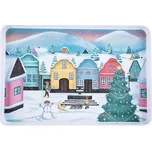 Melaminový tác VÁNOČNÍ VESNIČKA