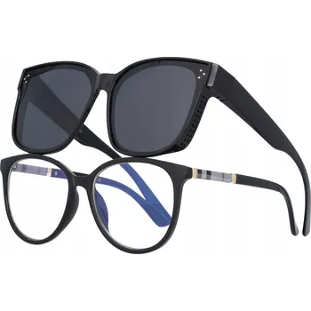 SLUNEČNÍ BRÝLE PŘES DIOPTRICKÉ BRÝLE POLARIZAČNÍ BÍLÉ