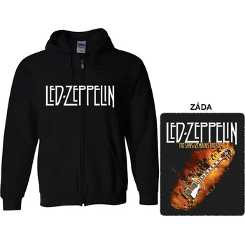 Pánská mikina Led Zeppelin - mikina s kapucí a zipem 3