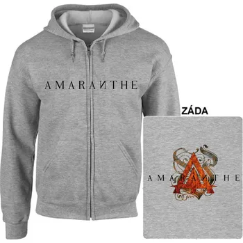 Pánská mikina Amaranthe - mikina s kapucí a zipem 6