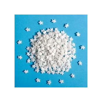 Jedlá dekorace na dort Cukrová dekorace - Hvězdičky SNĚHOVĚ BÍLÉ bílé / 535 g