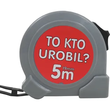 metr metr svinovací, „TO KTO UROBIL...“, jednobrzdový, 19 mm x 5 m 0.16 Kg TOP Sklad4 500026 (0.16 Kg TOP Sklad4 500026)