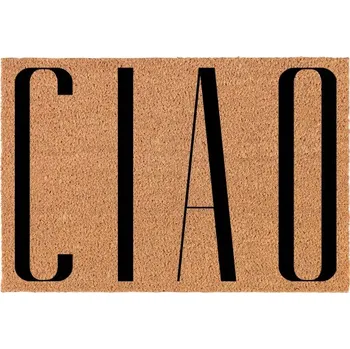 Rohožka Kokosová rohožka před dveře | Vtipná rohožka Ciao Dárek do domu