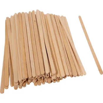 Malířská špachtle MH Star Kosmetická dřevěná špachtle 13x1cm - 100ks