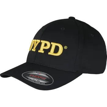 Kšiltovka YUPOONG Inc. BRANDIT kšiltovka NYPD 3D Logo Flexfit Cap Černá Velikost: L/XL