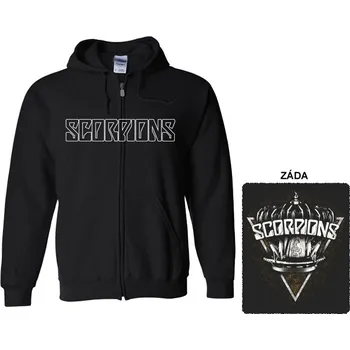 Pánská mikina Scorpions - mikina s kapucí a zipem 4
