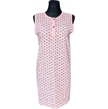 Dámská noční košile Dámská košile Vanessa s ramínky, nad kolena noční velikost 3XL