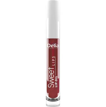 Lesk na rty DELIA Sweet Lips olej na rty s vůní malin, 3 ml 06 RASPBERRY