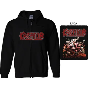 Pánská mikina Kreator - mikina s kapucí a zipem 6