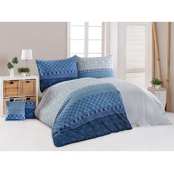 Povlečení Matějovský Povlečení flanel premium - SANTO BLUE velikost:: 140/200+70/90 poslední 1 kus