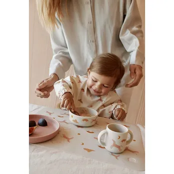 dětská jídelní sada Jídelní set pro děti Liewood Vivi LW15135 oranžová 32X, vel. ONE SIZE