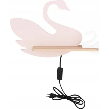 Nástěnné svítidlo Nástěnné svítidlo Candellux růžové s integrovaným LED zdrojem 5 W