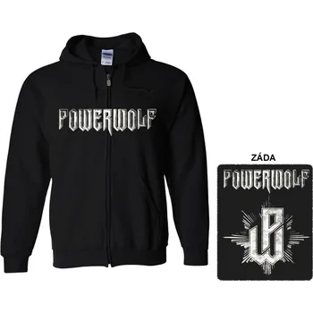 Pánská mikina Powerwolf - mikina s kapucí a zipem 12