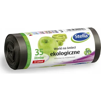 Pytle na odpadky Univerzální pytle na odpadky Stella 35l 15 ks