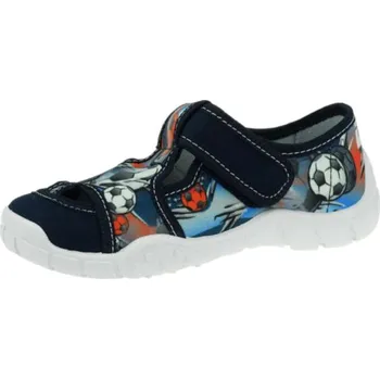 Dívčí bačkory PEON Dětské bačkůrky Peon MI/018 AP fotbal - 27