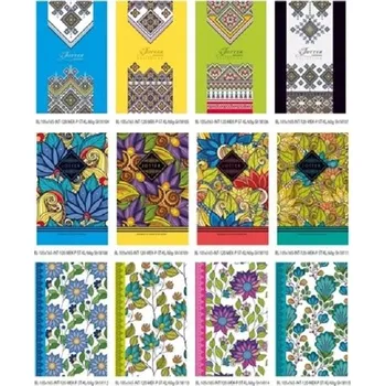 Kancelářské POTŘEBY ZÁPISNÍKY a BLOKY Notes Ozdobný zápisník 105x165 mm / 80 listů, linkovaný