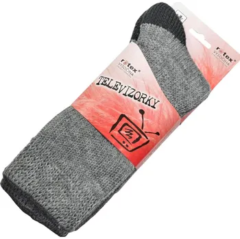 Pánské ponožky Televizorky pánské šedá 42-43