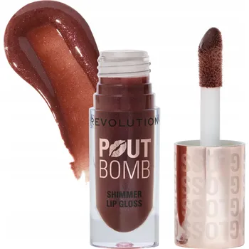 Lesk na rty Revolution Lesk na rty Pout Bomb Chocolate Sparkle