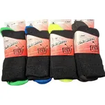 Televizorky pánské teplé ponožky 45-47 černá