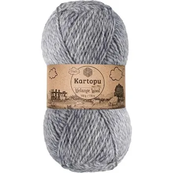 Příze Příze Melange Wool, K9001, modrý melír