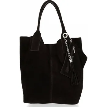 Kabelka Kožené kabelka shopper bag Genuine Leather čokoládová 801