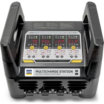 Nabíječka autobaterie nabíječka GYS MULTICHARGE, pro 4 baterie, 4x 10 A