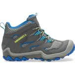 Merrell Chameleon 7 Mid WP Grey/ Blue 31, Vnitřní délka boty: 19,7 cm