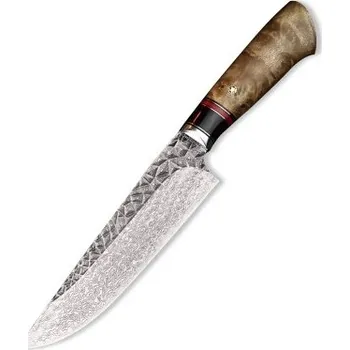 Kuchyňský nůž KnifeBoss Chef 6.8" Burl Wood VG-10 + doprava zdarma!