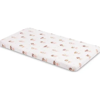 Prostěradlo Prostěradlo do postýlky 60x120, bavlna, Baletka růžová