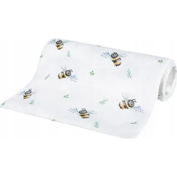 látková plena Bambusová plenka lux, 75x75cm, Včelky