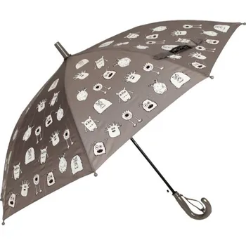 Deštník Deštník měnící barvu Příšerky šedý 0052D