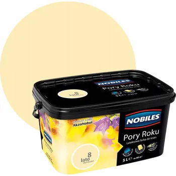 barva na zeď Nobiles Latexová Barva na zeď 5 l Letní jahoda 8 matná